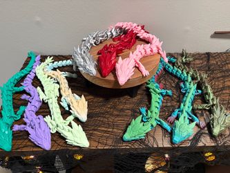 Krystal dragon 14 inch long