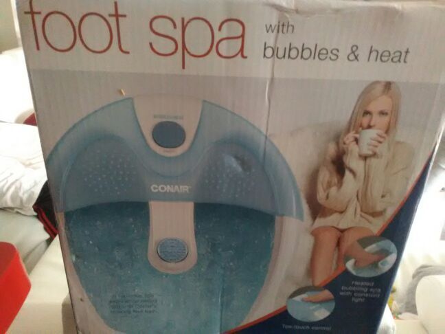 conair foot spa with bubbles