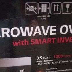 Lg Smart Inverter microwave 0.9 Cu Ft 