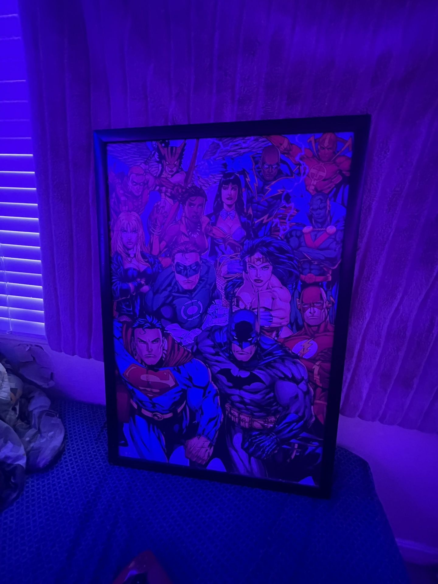 DC Poster With Black Frame