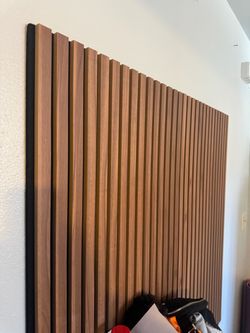 2 Wood Slat Acoustic Wall Panel