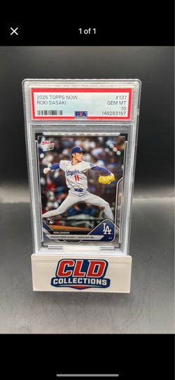 Roki Sasaki Rookie Card PSA 10