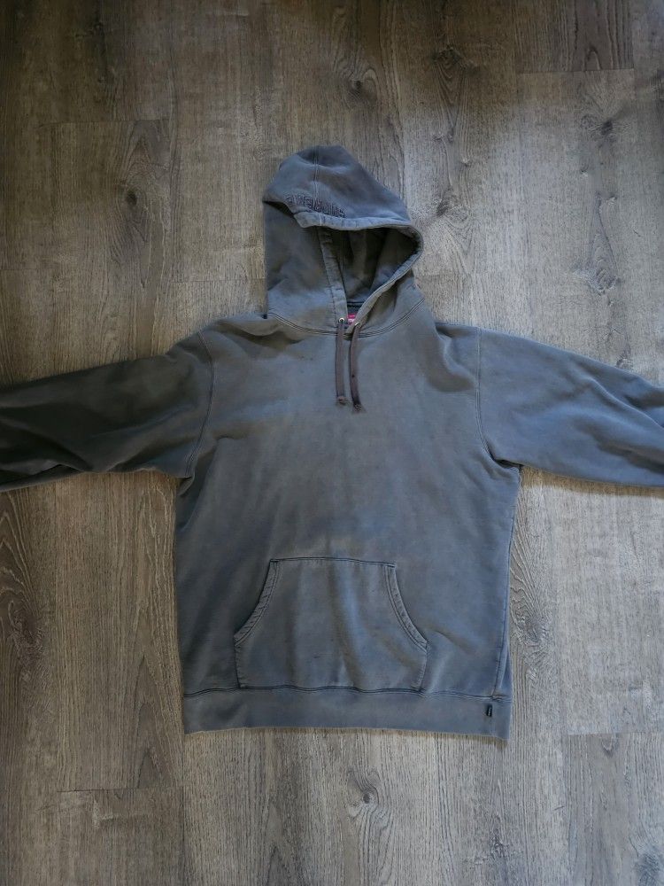 Supreme Overdyed Hoodie Navy