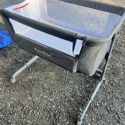 Baby Crib, Light And Mobile