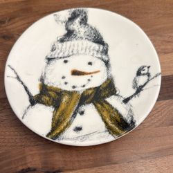Snowman Saucer