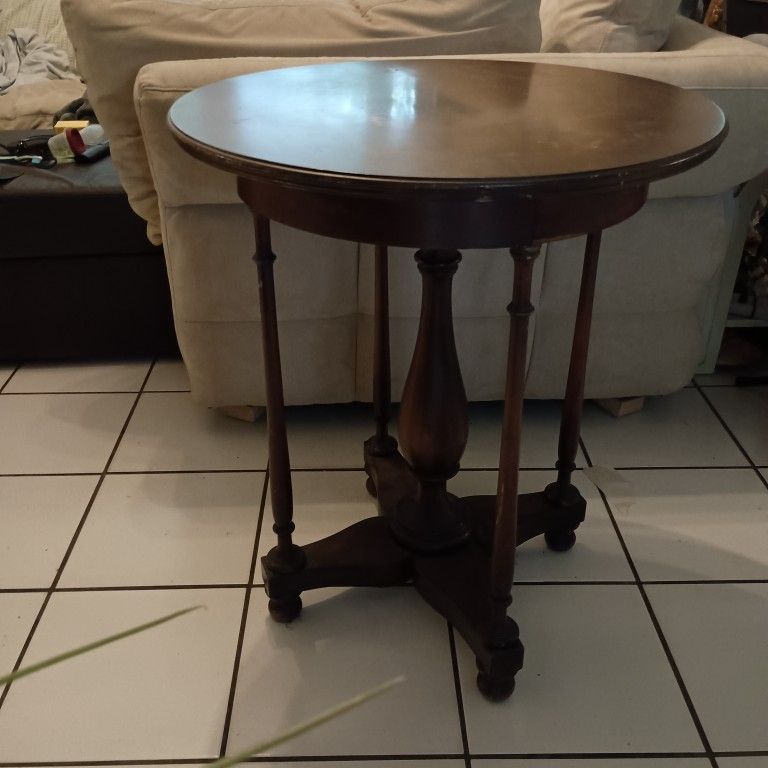 Antique end table