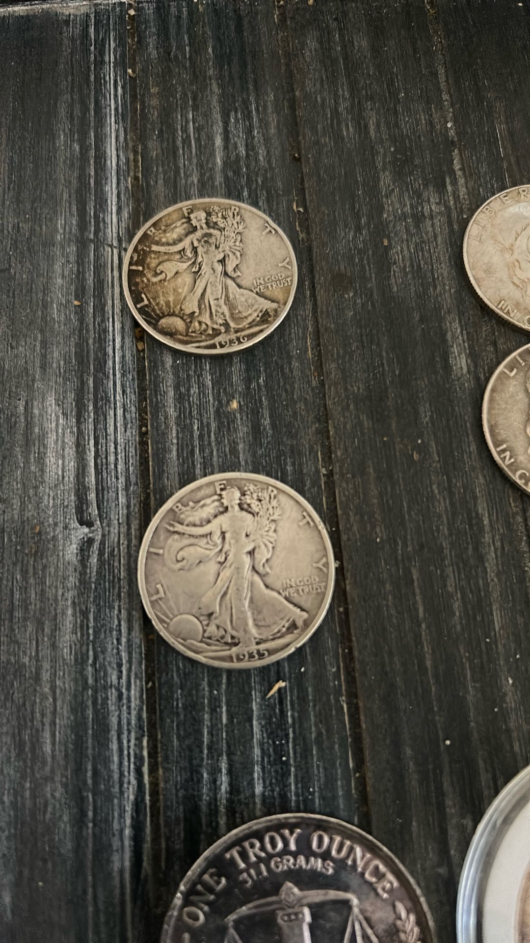 1935 And 1936 Liberty Coins, Silver