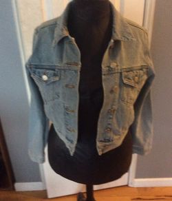 Abercrombie and fitch jean jacket