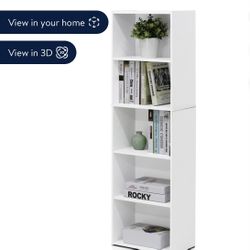 White Bookshelf 