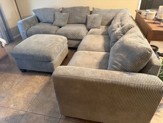 Modular Sectional with Ottoman 98” x 98”