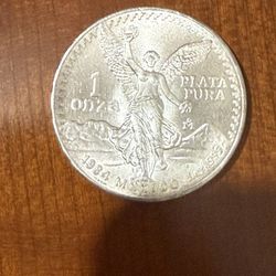 1984 Mexico LIBERTAD Silver Coin