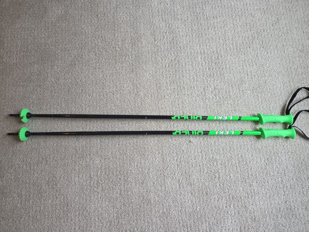 Leki Rider Ski Poles, 39" Long Each