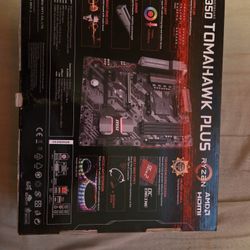 Msi Tomahawk Plus B350 Motherboard