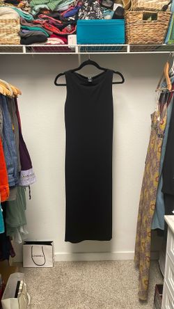 Long Black Sleeveless “little Black Dress Go-to”