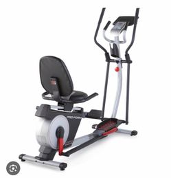 ProForm Hybrid Trainer Pro Elliptical & Recumbent Bike with 17” Stride