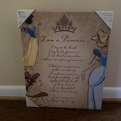I am a princess canvas