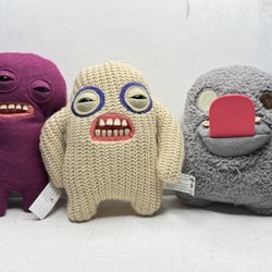 KANY Fuggs Funny Ugly Monsters Set, 9" Plush Toy Funny Ugly Monster Doll Mutant Figure