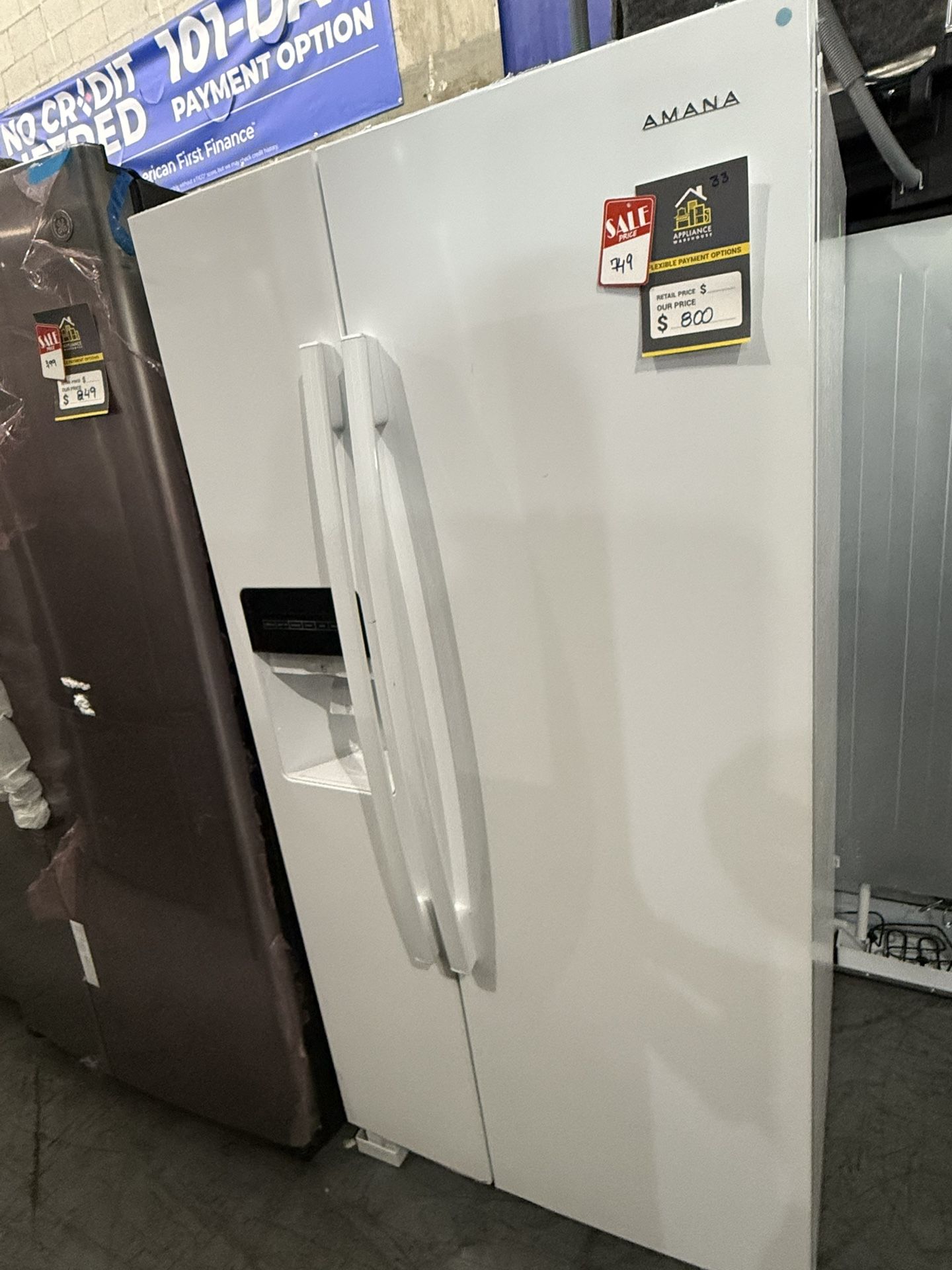 Amana Side By side Refrigerador