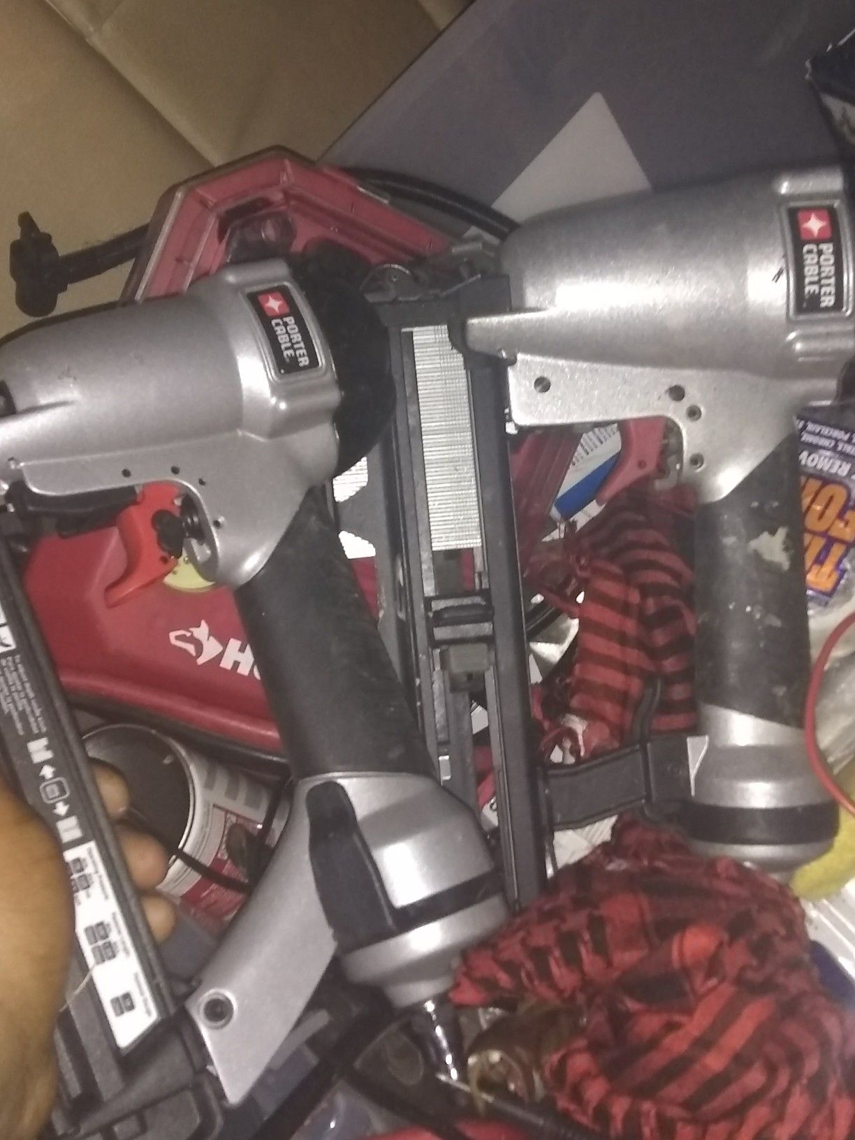 2 porter cable nail guns