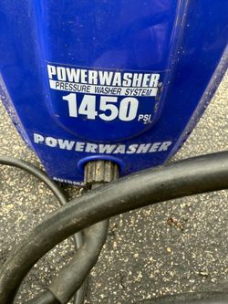 Powerwasher 1450 psi Pressure Water System Used