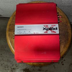 Sony xplod amplifier 