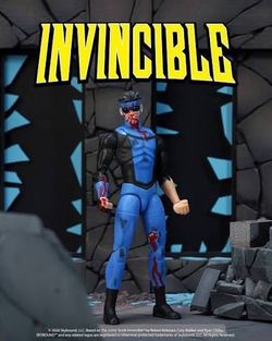SDCC EXCLUSIVE JADA TOYS INVINCIBLE BATTLE DAMAGED