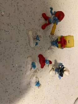 Smurf Figures Lot of 6