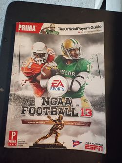 Vintage EA SPORTS OFFICIAL PLAYERS GUIDE NCAA FOOTBALL 13