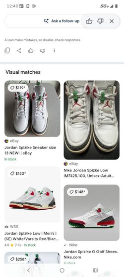 Jordan spizke size 9.5