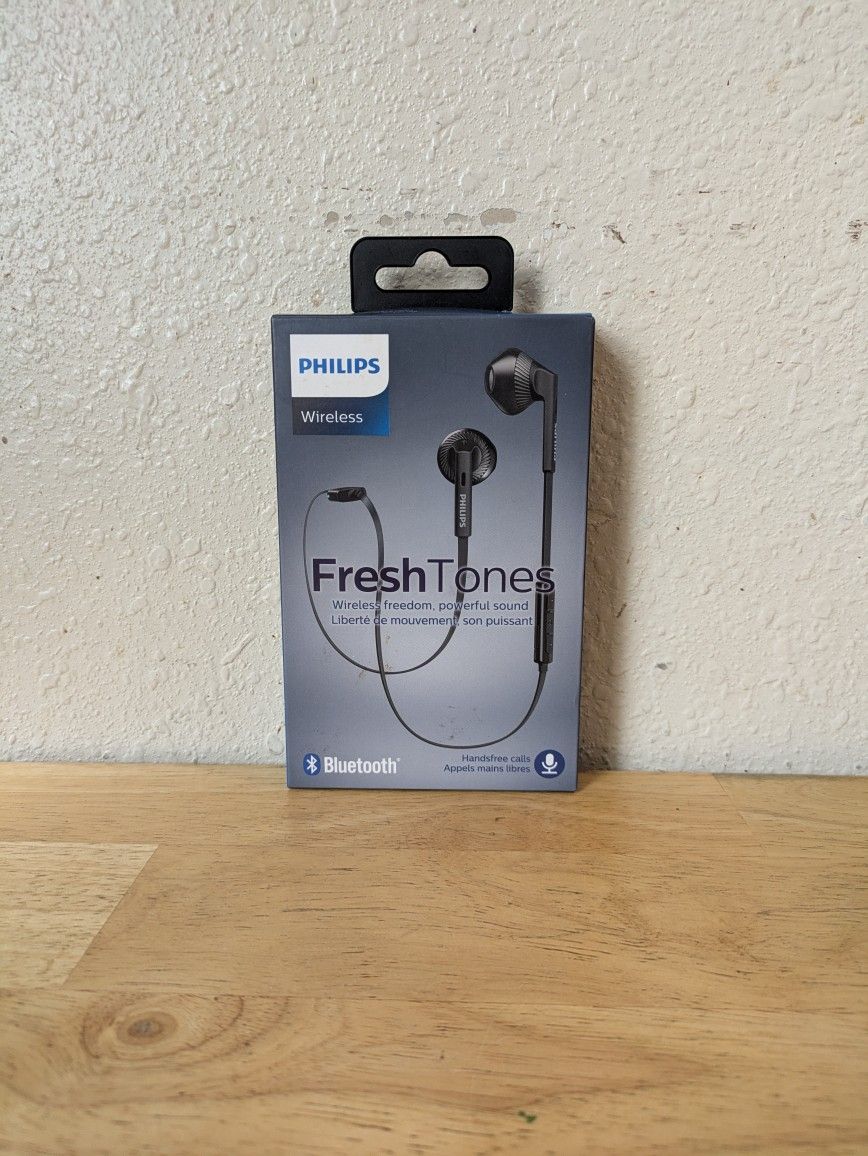 PHILIPS. Fresh Tones Wireless Earbud Headphones With Mic
