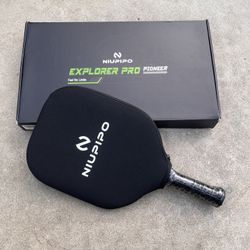 Niupipo Explorer Pro Pioneer Pickleball Paddle – Brand New/Open Box – Carbon Fiber – USAPA Approved