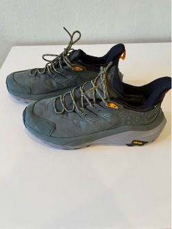 Hoka men’s size 11.5 NEW Kaha 2 low gtx radiant Thyme/yellow