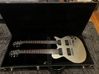 DEAN EVO DN76 DOUBLE NECK GUITAR W/ DELUXE DEAN HARDSHELL MAKE OFFER