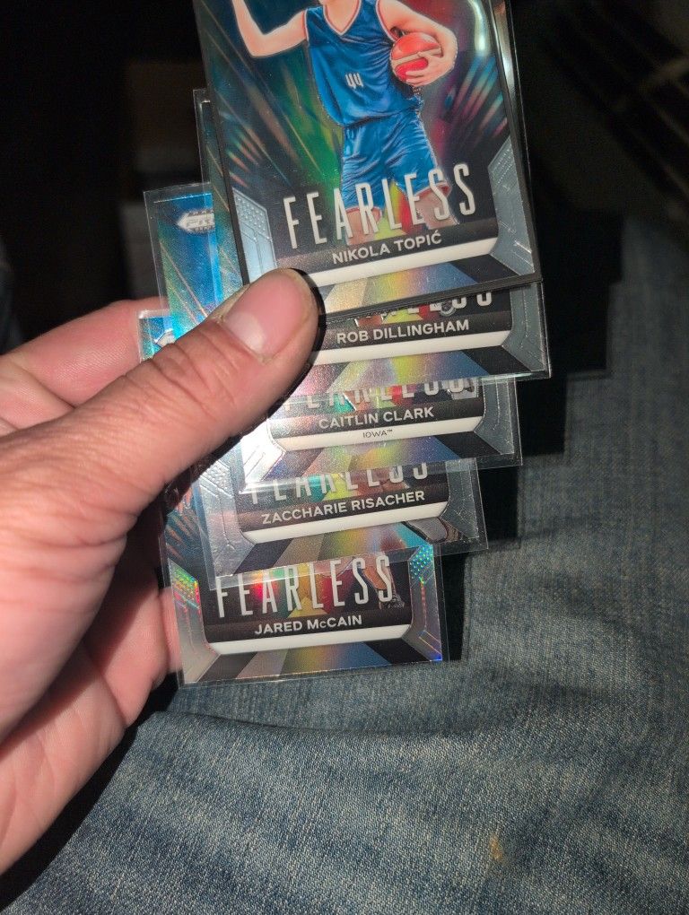 2024 NBA Panini Prizm Draft Picks Fearless Rookie Parallels