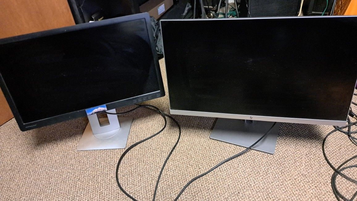 HP Monitors 23" And 27"