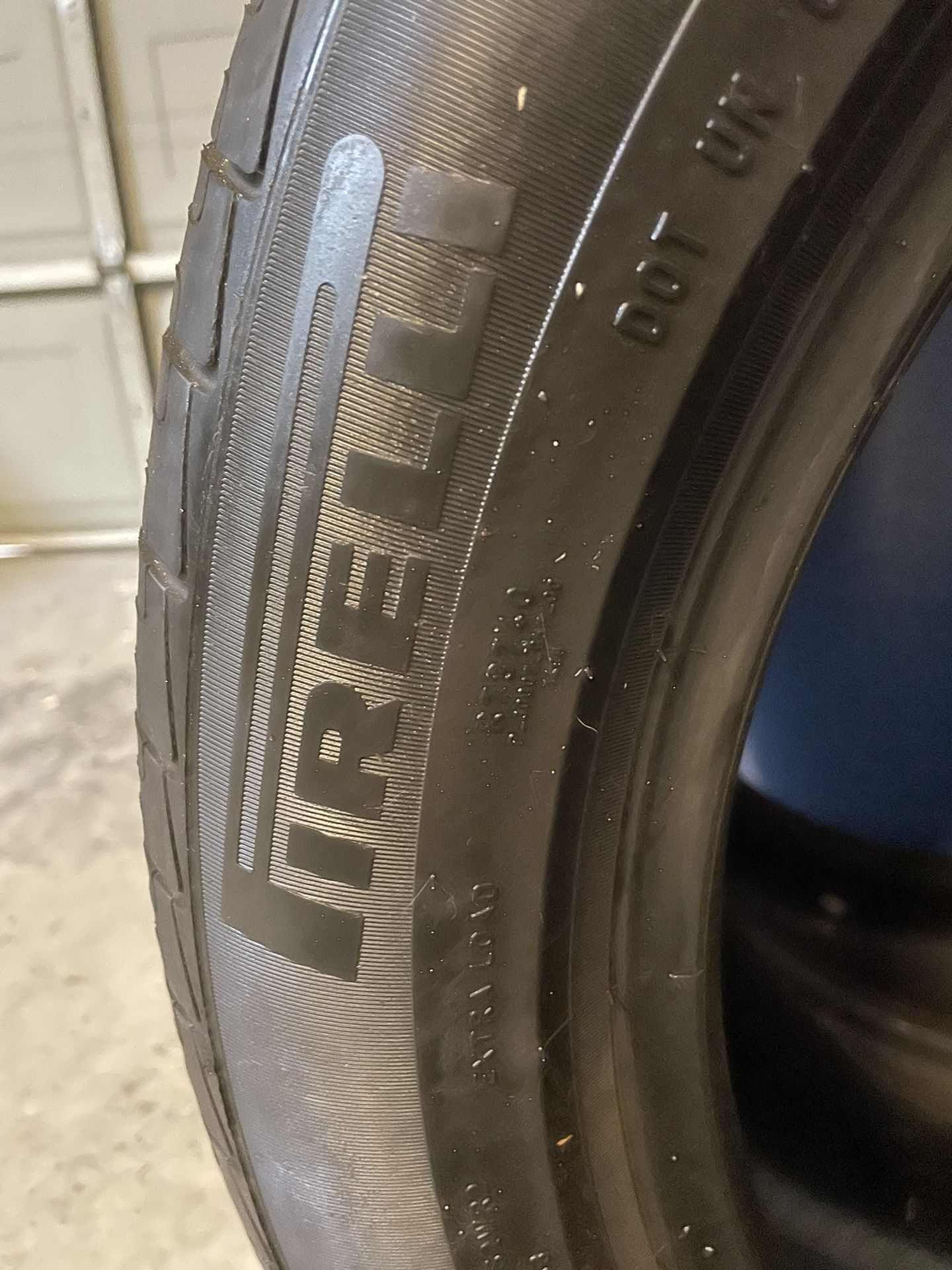 2 Like New Run Flat Tires Pirelli 245/50 R19 and All Season