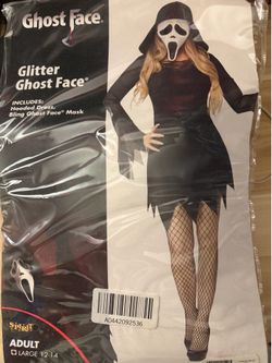 Ghost face costume for women
