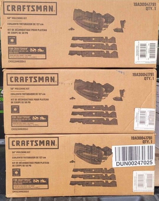 Craftsman 50 in Tractor or Zero-Turn Radius Mower (ZTR) Mulch Kit (3 Available)