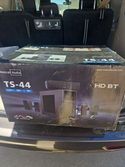 NEW SEALED Metcalf Audio TS-44 HD BT Home Theater System Bluetooth HDMI Soundbar Subwoofer