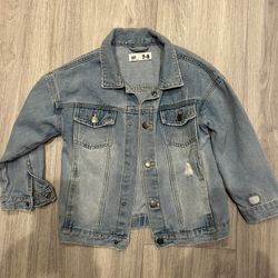 girl jeans jacket excellent condition 