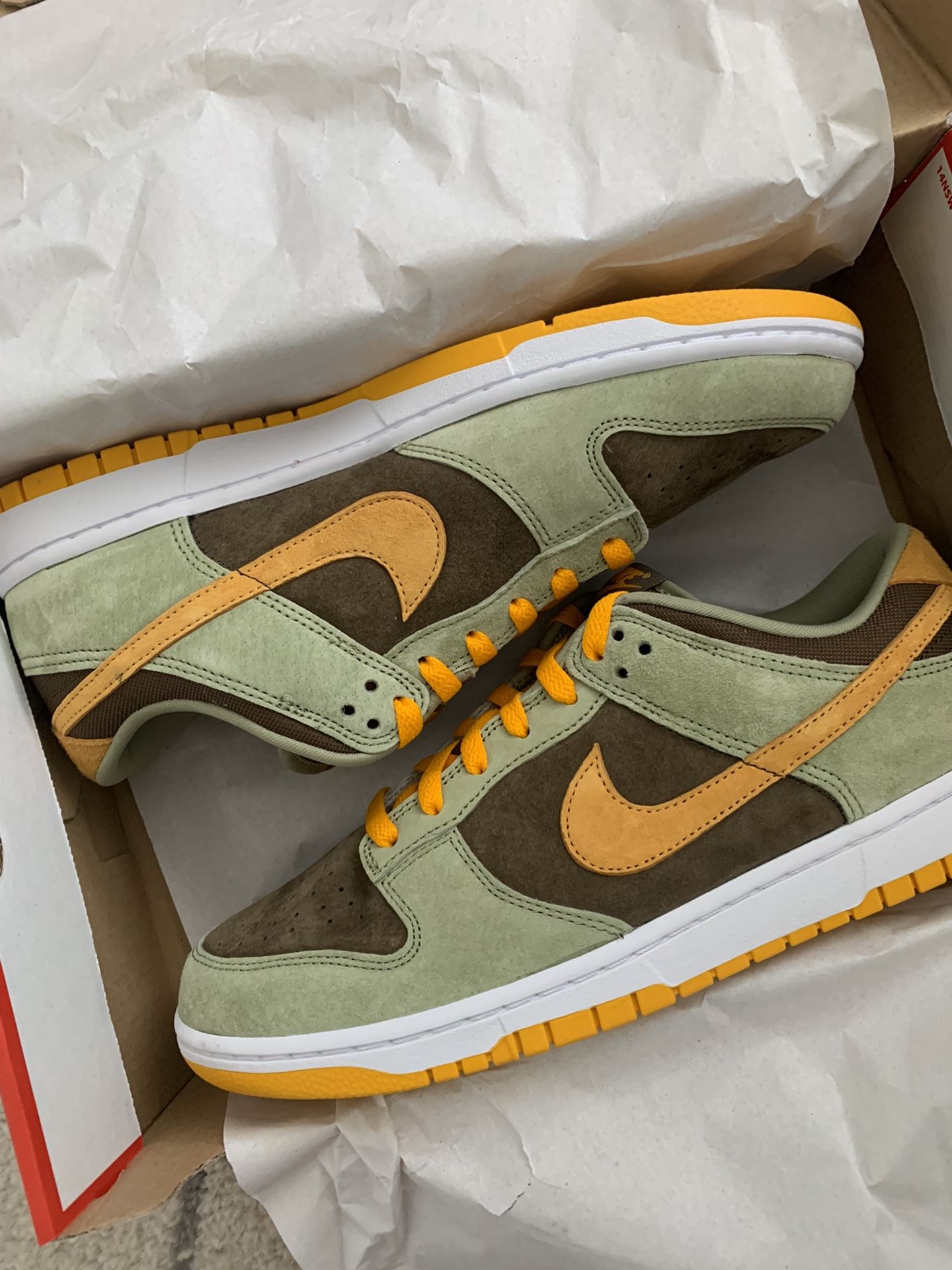 Nike Dunk Low Dusty Olive Sz 11