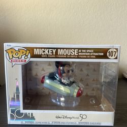 RIDE Mickey Mouse at Space Mountain Attraction Funko Pop #107 Disney World Parks