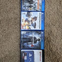 Assorted PS4 Games