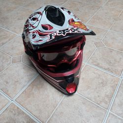Fox Racing Helmet and Goggles Size KL 52cm