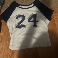Navy blue cropped