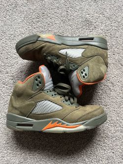 Air Jordan Retro 5s (Olive Green)