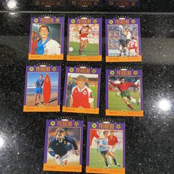 Lot of 8 POSTCARD PASADENA: 1994 Upper Deck World Cup English/ Spanish Cards