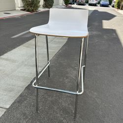 3 White Kitchen Barstools 30 Inches