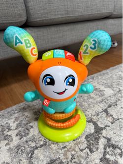 Fisher-Price DJ Bouncin’ Beats Learning Toy – Batteries Included & Working – Excellent Condition – Ages 9+ Months