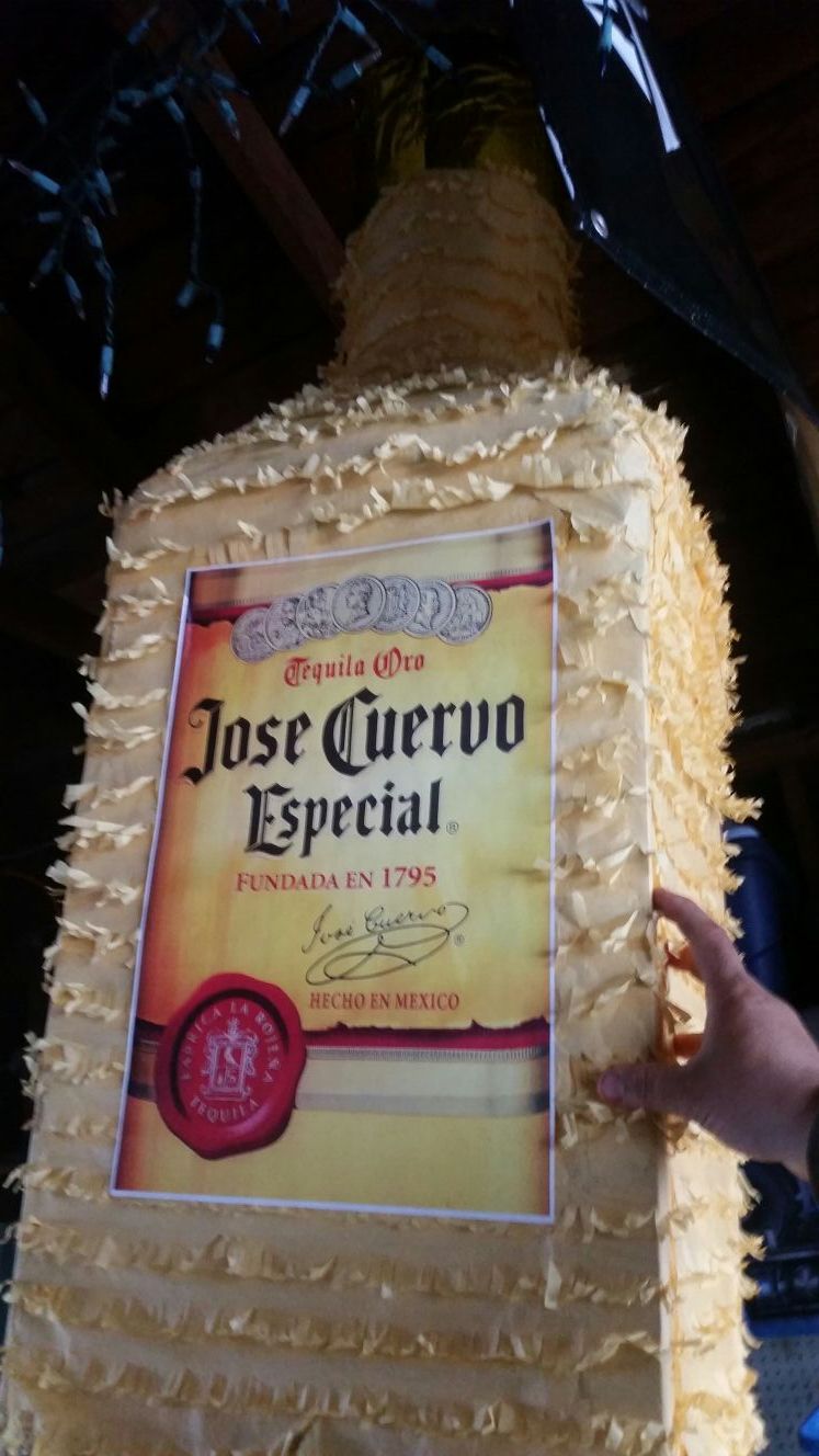 Jose Cuervo Especial tequila pinata. Come n get it!!